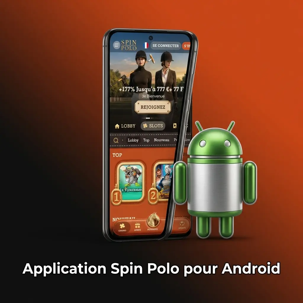 Application mobile Spin Polo sur Android pour parier et jouer au casino en ligne depuis n'importe quel endroit