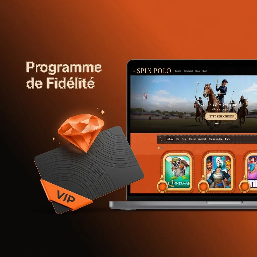 Programme de fidélité Spin Polo : niveaux Bronze, Argent, Or, Platine et VIP avec cashback et avantages exclusifs