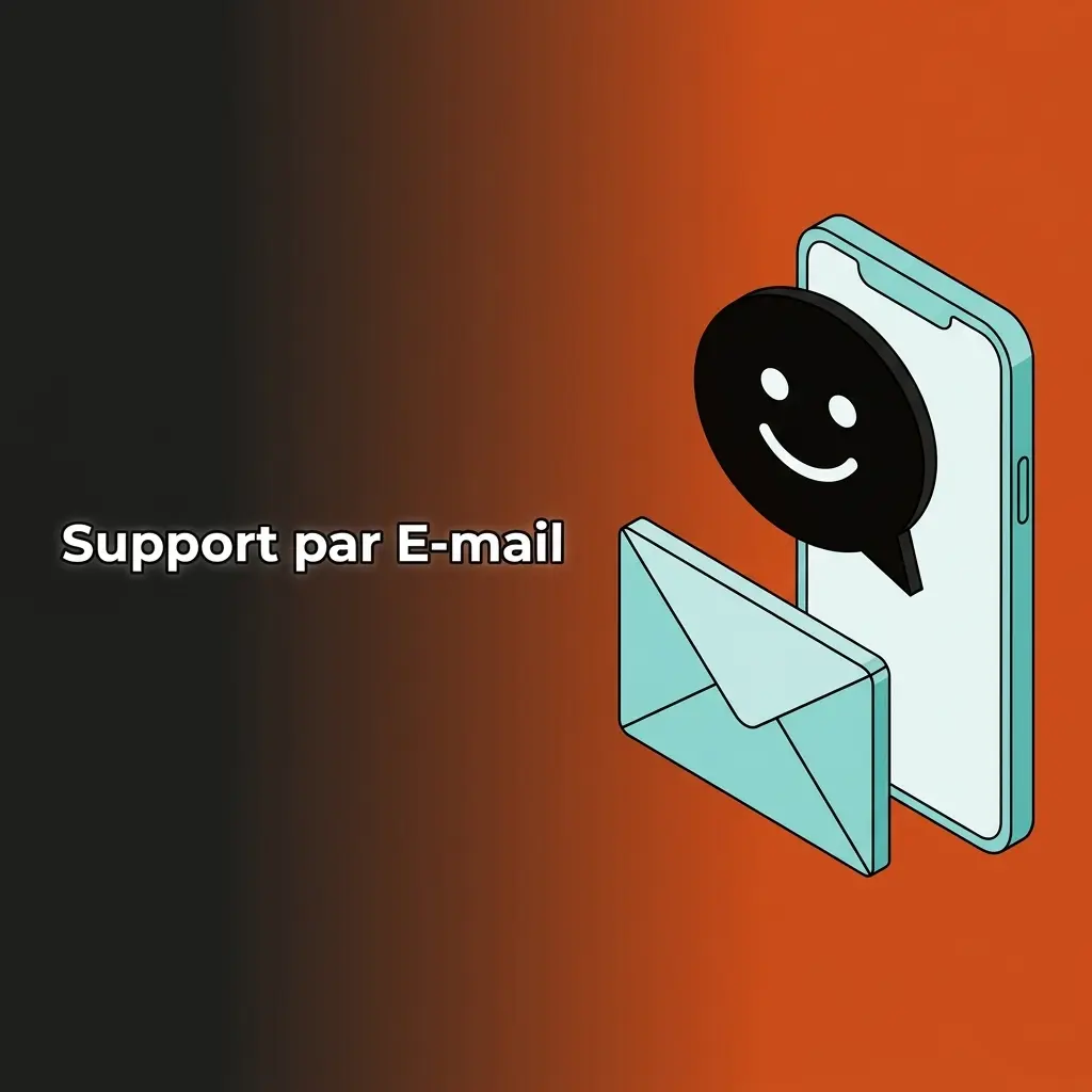 Envoi d'un e-mail au service client pour réclamations, litiges ou demandes de documents avec réponse sous 24h